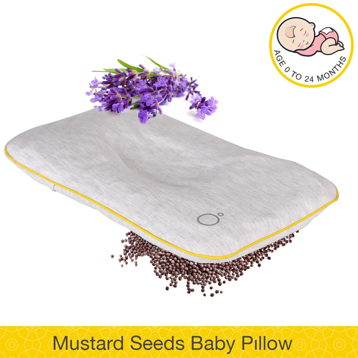 Baby's First Ayurvedic Lavender and Mustard Pillow- Large – Tot n