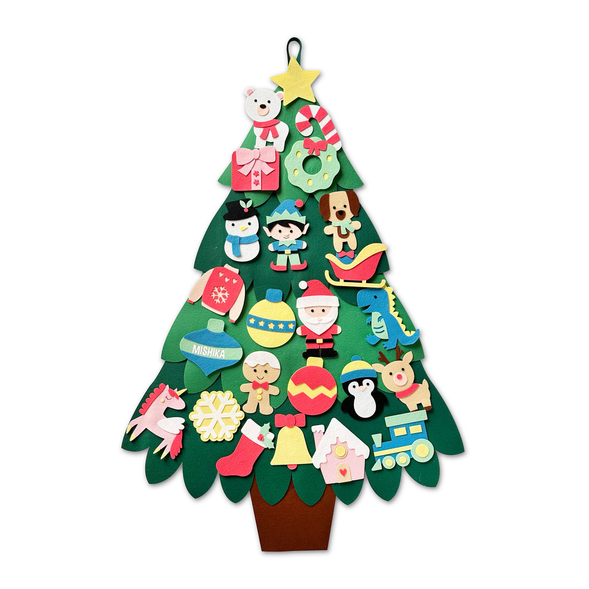 DIY Christmas Tree with 24 Ornaments Tot n Tales