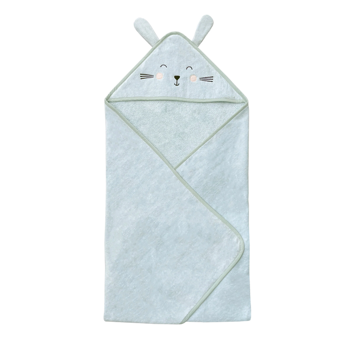 Masilo-Baby-HoodedTowels-Mint-Bunny