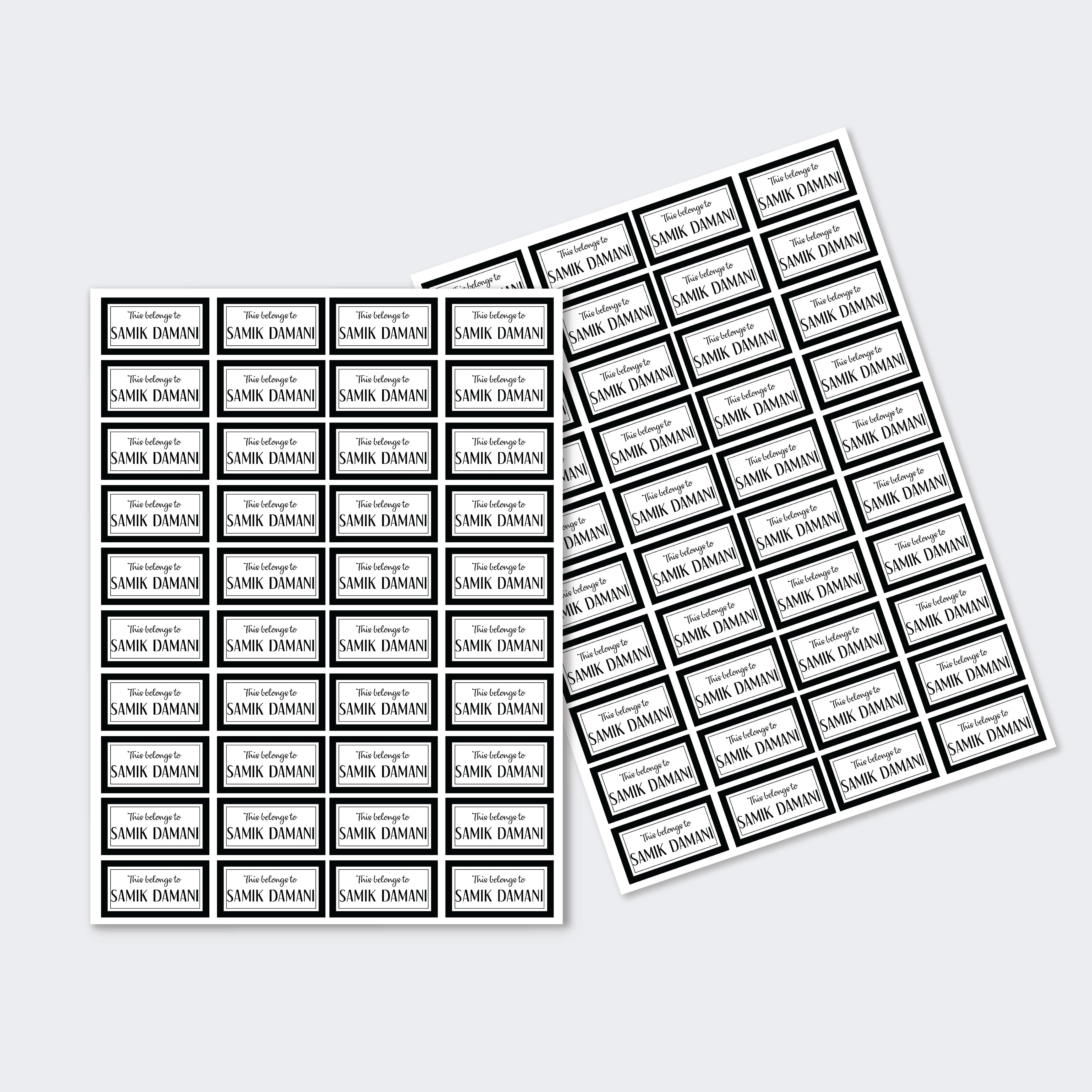 Blank Sticker Insert Sheets Blank Sticker Sheets