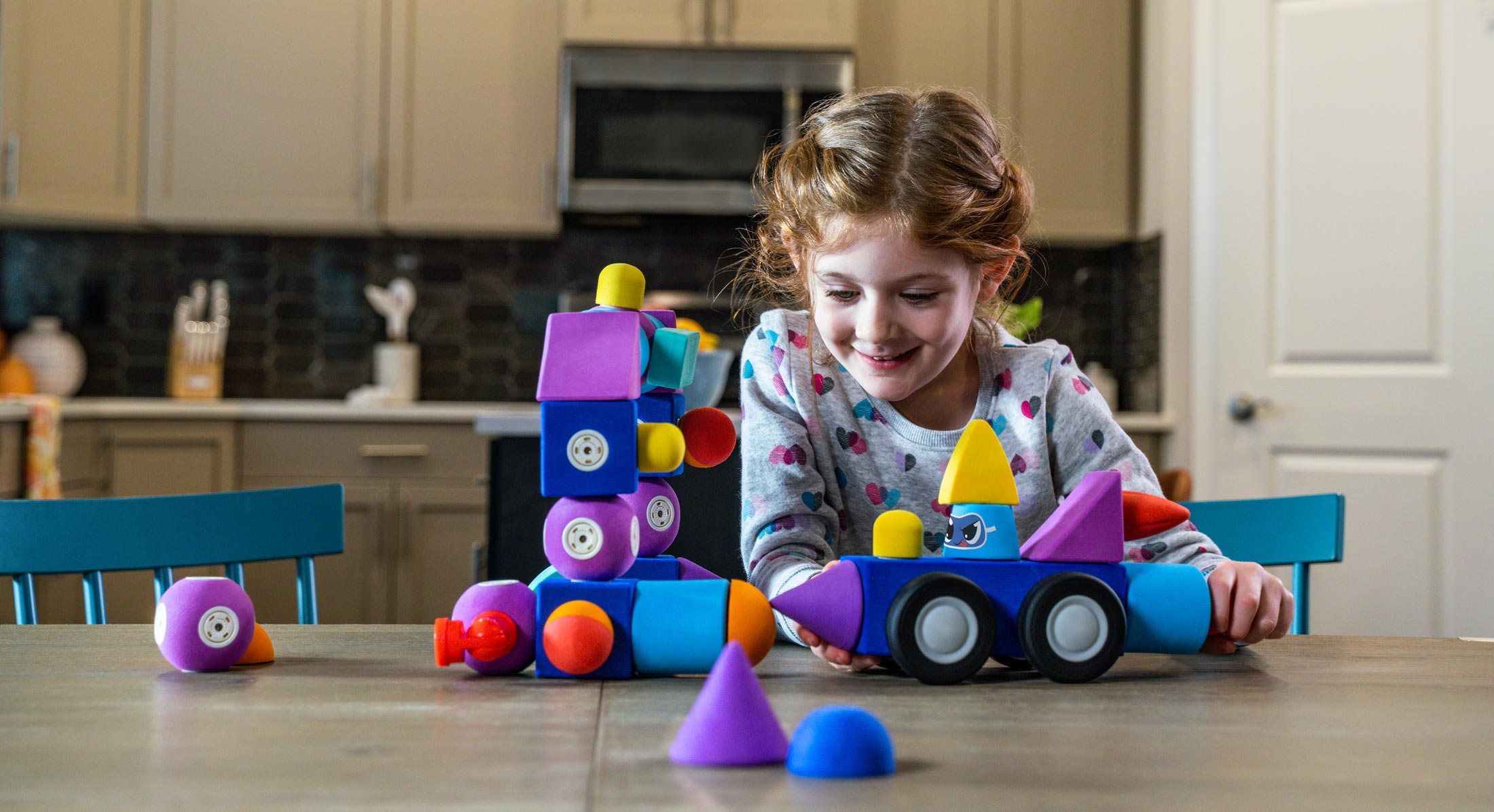 Blockaroo Robots Blockaroo Magnetic Foam Blocks- Robot – Tot n Tales